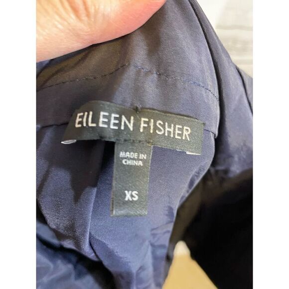 Eileen Fisher Navy Windbreaker Size XS - Picture 9 of 11
